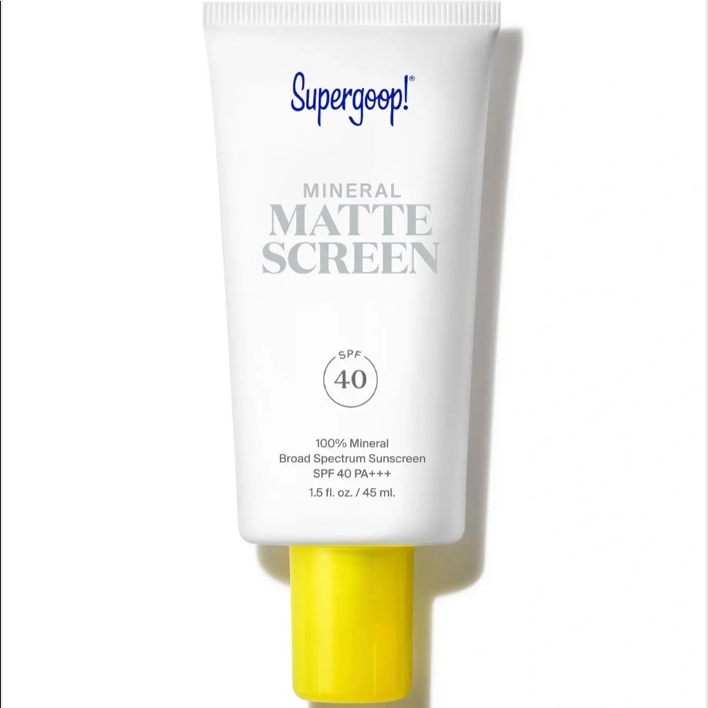 NEW Supergoop Matte Sunscreen